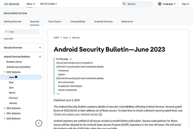 Androidに緊急の脆弱性、Google2023年6月アップデートで修正提供