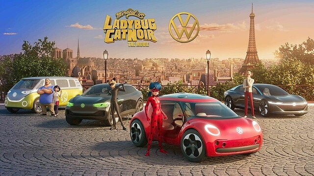 VWがアニメとコラボ。あの「ザ・ビートル」が電気自動車になってる！