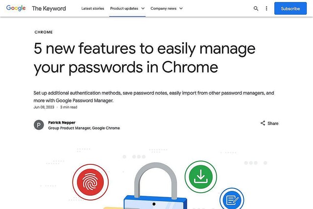 Google Chromeパスワードマネージャに新機能、iOSで弱いパスワードを検出