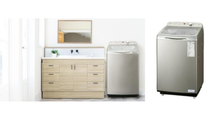 AQUA、「家族5人×2日分」を一度に洗濯できる「大容量全自動洗濯機」