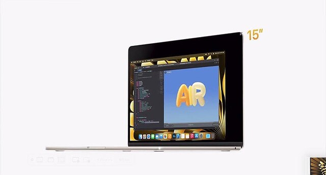 待望の15インチMacBook Airがついに発表！ #WWDC23