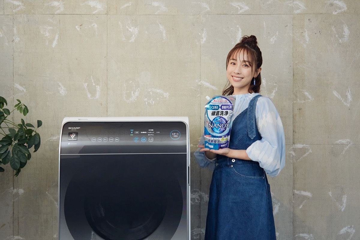 洗濯機の洗剤自動投入「使わない派」が半数以上!?、鈴木あきえさんがその魅力を解説