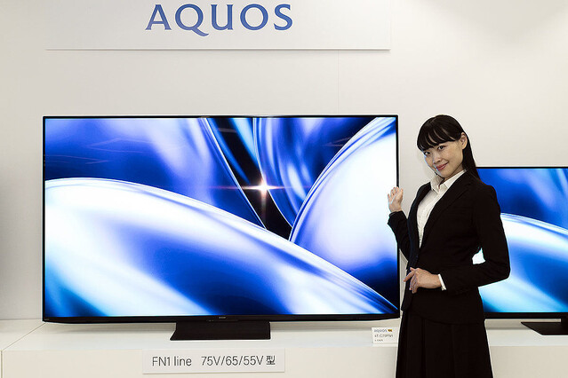 シャープ、約12.1万円からの4K液晶AQUOS – 音質もAIが自動調整