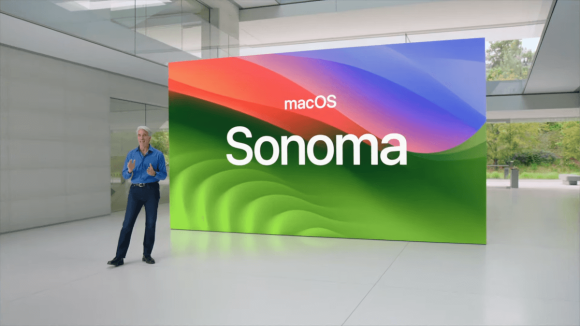 新しいmacOSの名前は「Sonoma」〜インタラクティブなウィジェットなどが追加