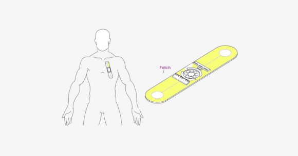Apple、ウォッチを直接身体に貼り付けて計測を行える技術の特許を申請