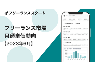 開発言語別月額平均単価1位は「Scala」、Brocanteが6月のフリーランス市場月額単価の動向を発表