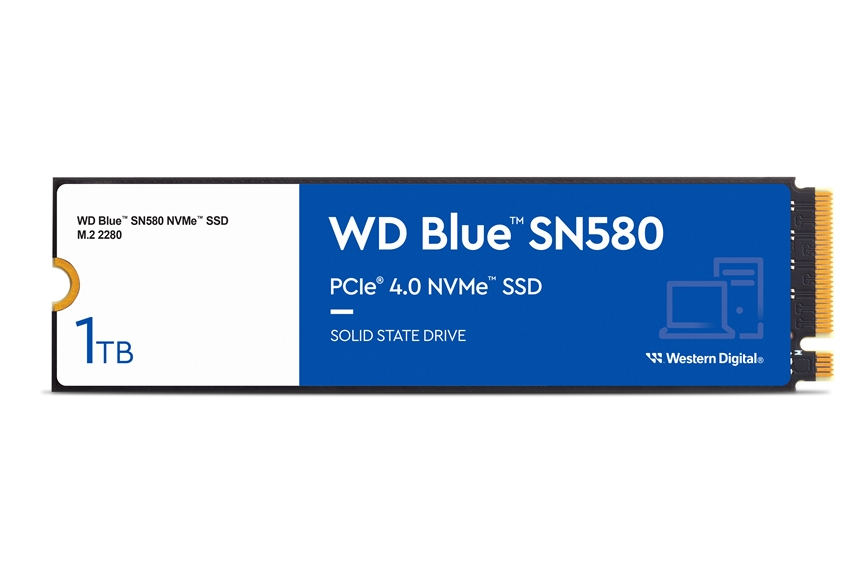 「WD Blue SN580」登場 – PCIe 4.0、DRAMレスで読み出し4,150MB/s