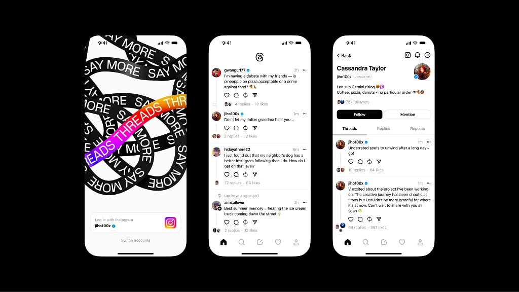 InstagramベースのテキストSNS「Threads」がiOS/Android向けにリリース 最大500文字のテキスト・写真・最長5分の動画が投稿可能