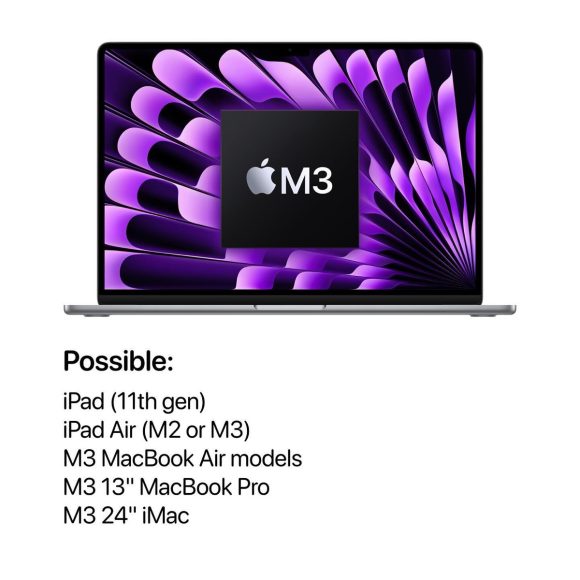 M3搭載MacBook Air/Proと24インチiMacが早ければ10月に発表