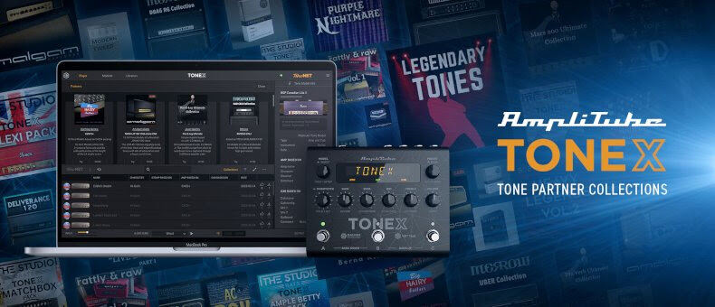 伊IK Multimedia、「TONEX Tone Partner Collections」をリリース