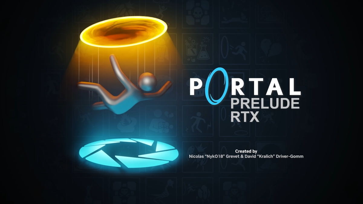 NVIDIA、初のRTX IO搭載タイトル『Portal: Prelude RTX』を無料で公開