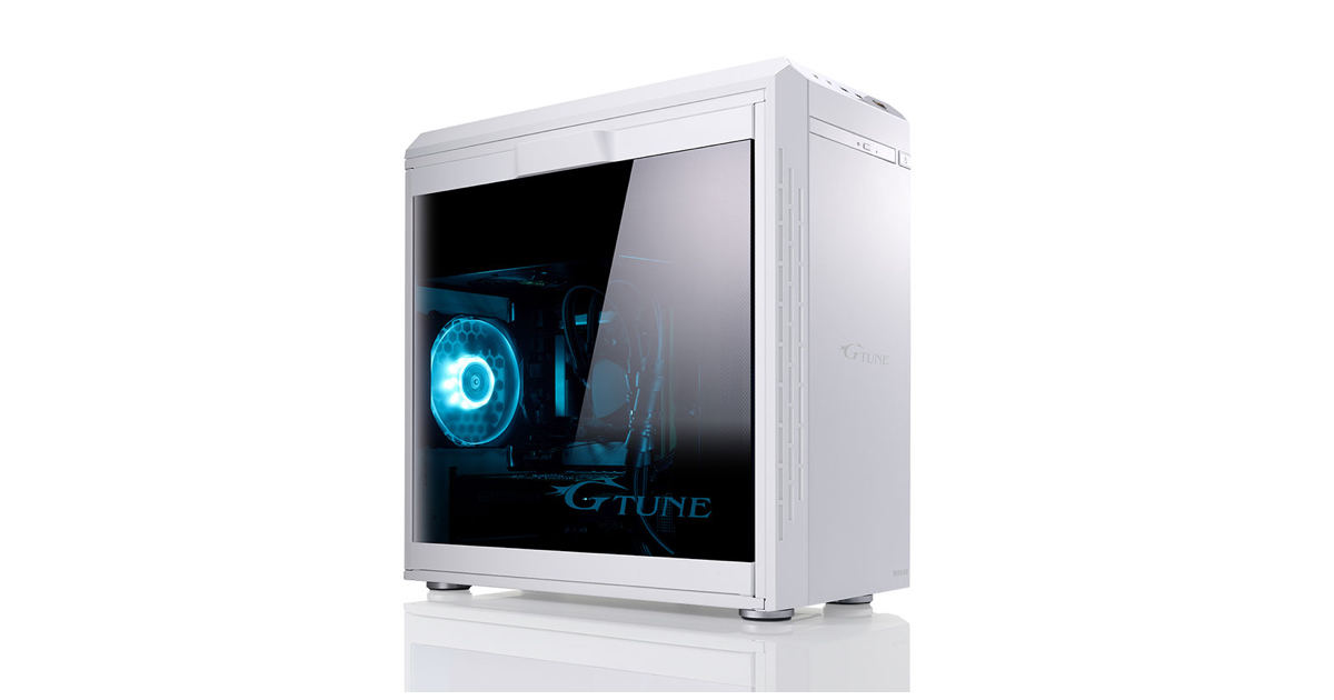 G-Tune、ミニタワー型ゲーミングPCにホワイトモデルを追加