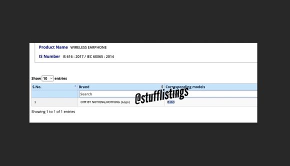 Nothingの新型ワイヤレスイヤホンが海外で認証を取得〜別ブランドで発売か？