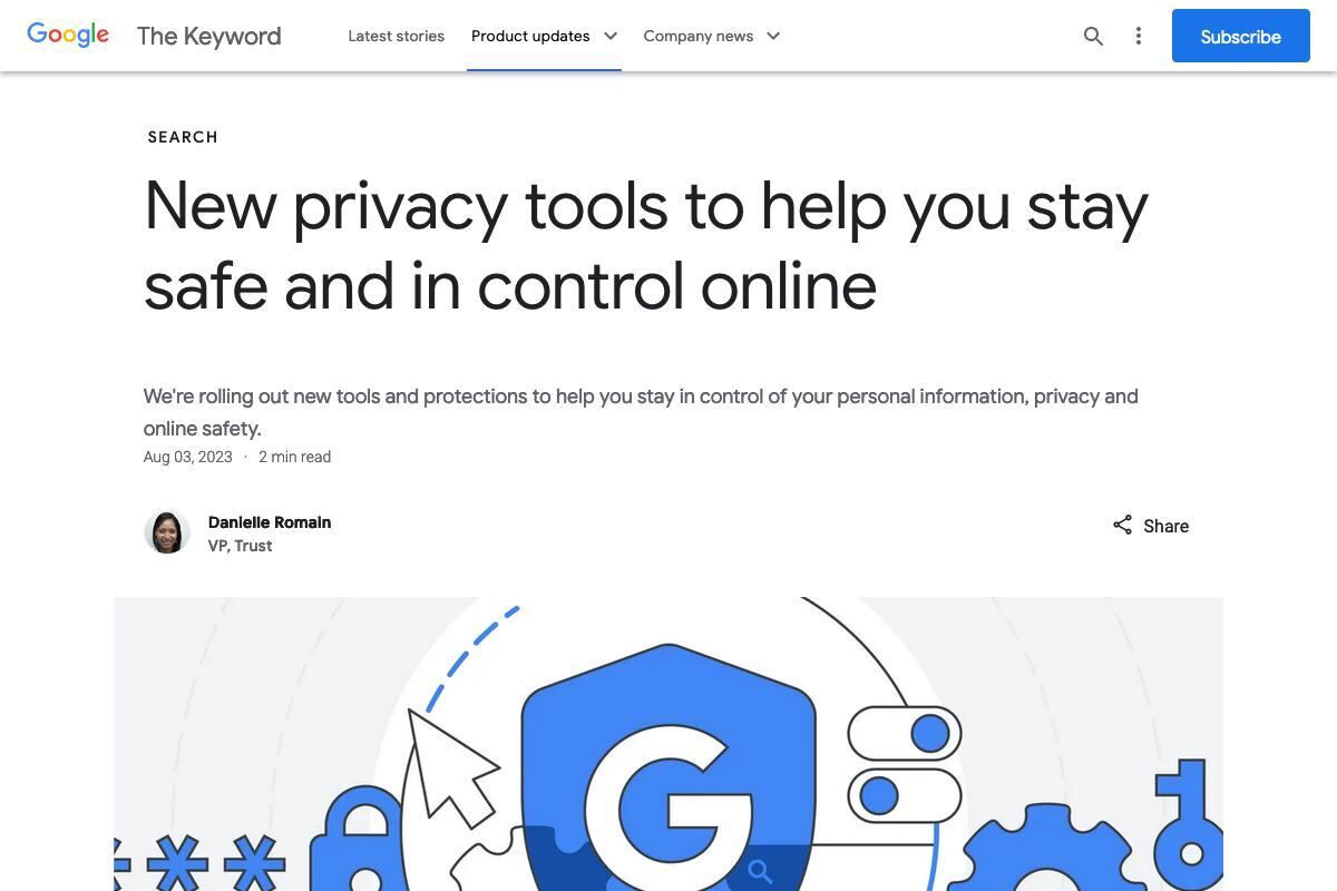 Googleに記録されてしまった個人情報を削除するツール、アップデート