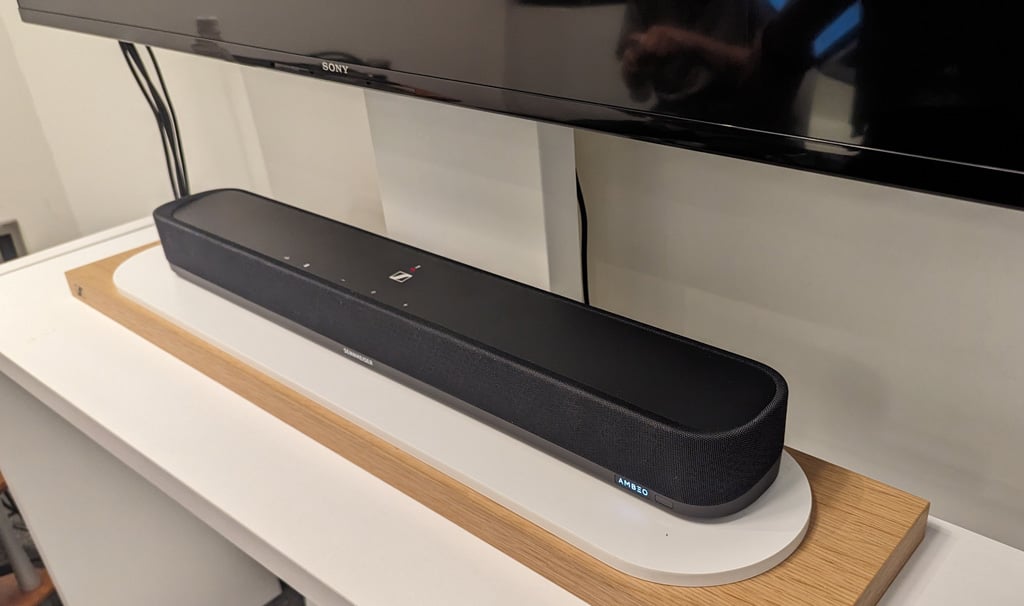 ゼンハイザーがコンパクトながら7.1.4chのサラウンドに対応するサウンドバー「AMBEO Soundbar | Mini」を9月14日発売へ