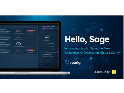 Sysdig、生成AIアシスタントを活用したクラウドセキュリティサービスSysdig Sageを発表