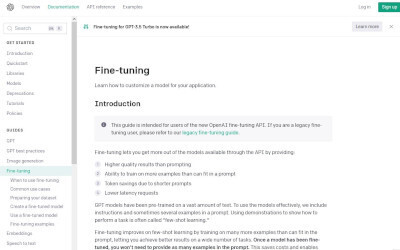 OpenAI、カスタムやパフォーマンスを向上させた”Fine-tuning for GPT-3.5 Turbo”
