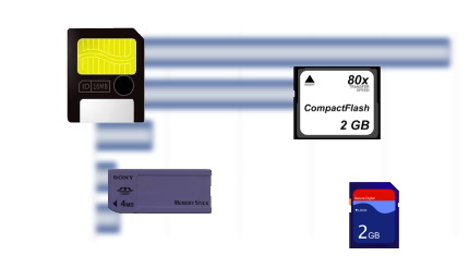 ＜懐かしのデジタル家電＞ 2001年7月のメモリカード市場、スマートメディアがほぼ半分を占有