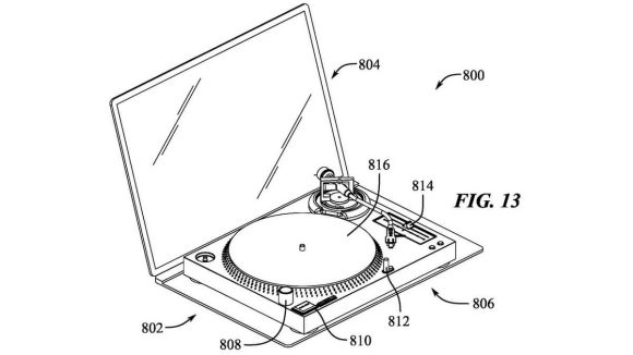 Apple、MacBookがターンテーブルに早変わりする技術の特許を取得