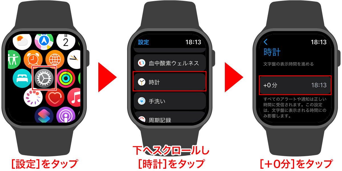 時計の時刻表示を5分早めるには？ – みんなのApple Watch使い方ヘルプ