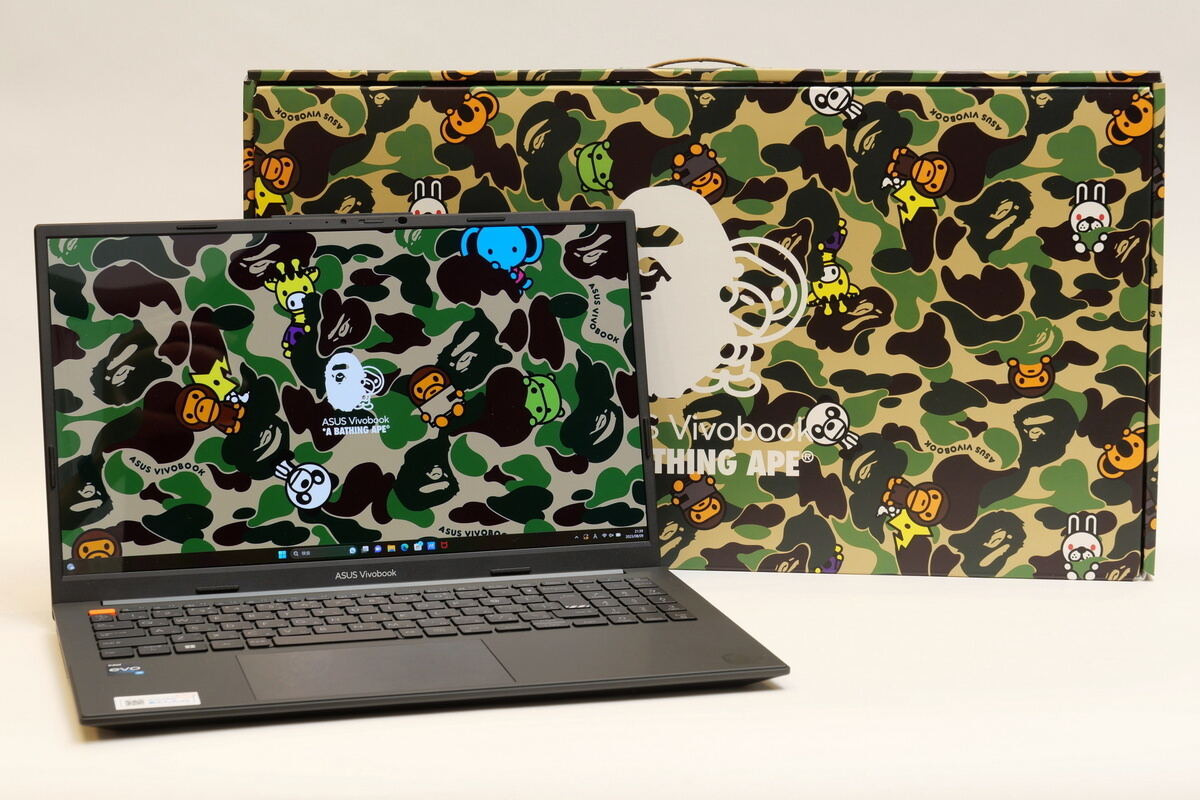 ASUS×A BATHING APEコラボで実現した「Vivobook S 15 OLED BAPE Edition」レビュー