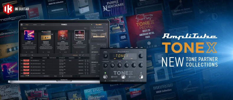 伊IK Multimedia、「TONEX Tone Partner Collections」の第二弾