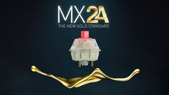 青軸や赤軸などメカニカルキーボードのスイッチを製造するCherryが1億回打鍵できる次世代スイッチ「MX2A」シリーズを発表