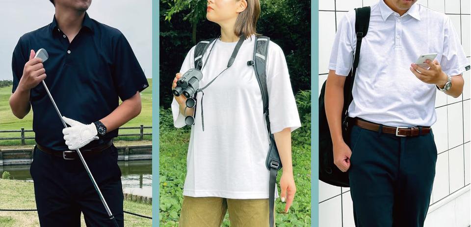 特殊加工で汗をかいてもサラっと着れる「BALLOON PILOT Tシャツ＆ポロシャツ」