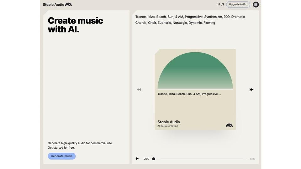 AIがテキストから音楽を作成してくれるWebサービスで手軽にBGMやSEを作っちゃおう