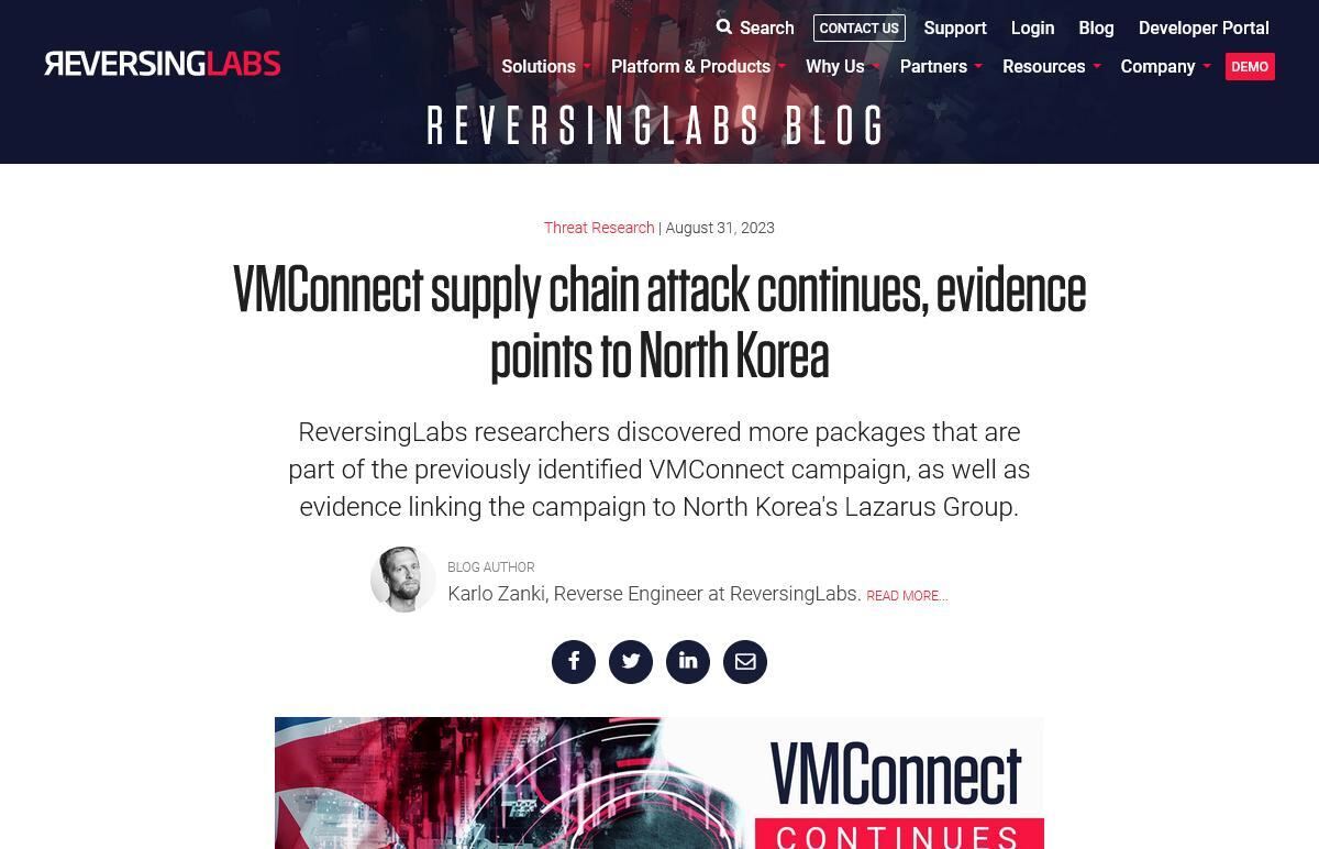 PyPIパッケージマルウェア「VMConnect」に亜種、北朝鮮との関連する証拠発見