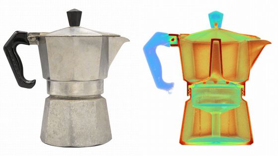 モカエキスプレスやバリグラインダー(コーヒーミル)などさまざまなコーヒー用品をCTスキャンして内部構造を調べた結果は？
