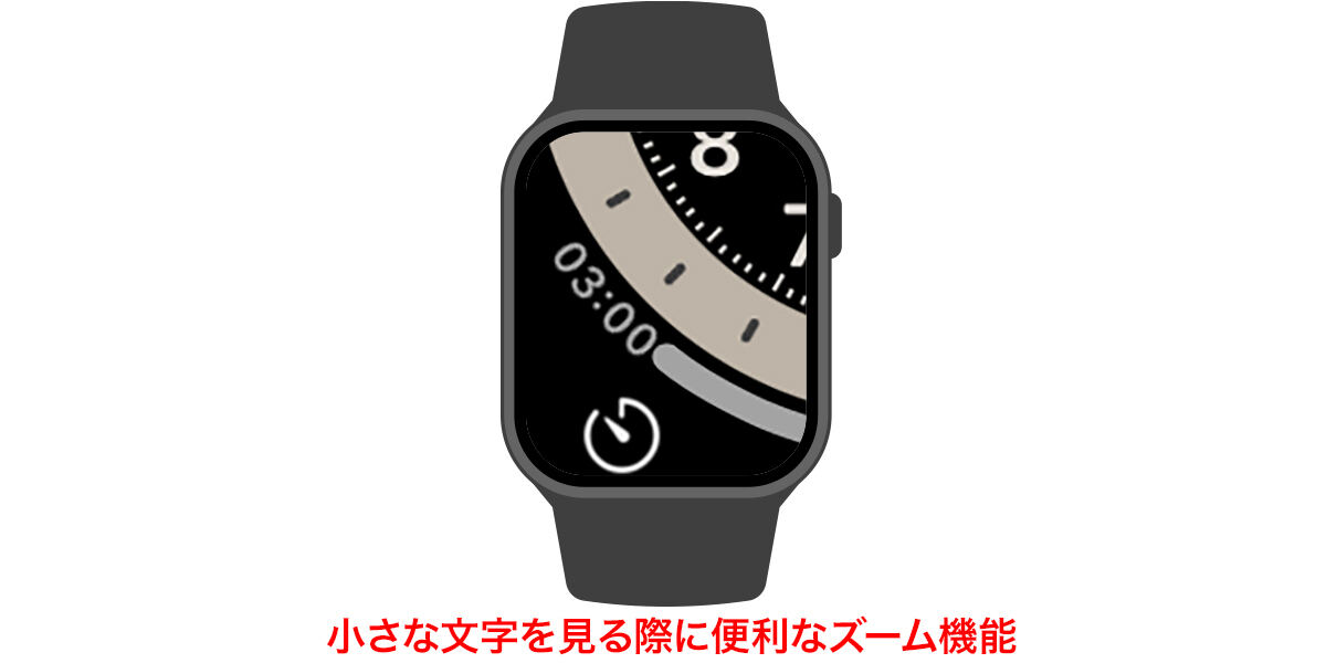 Apple Watchの表示が拡大されてしまったのを戻すには？ – みんなのApple Watch使い方ヘルプ