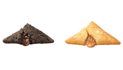今年の「三角チョコパイ」は濃厚とザクザク食感、マクドナルドから2商品が発売