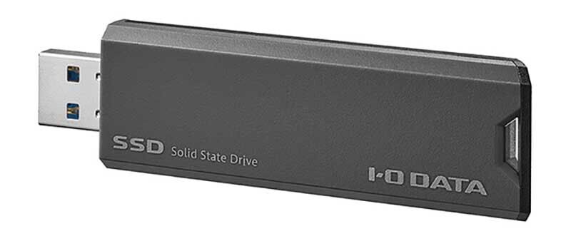 アイ・オー、最大2TBの高速スティック型SSD テレビ録画は保証外