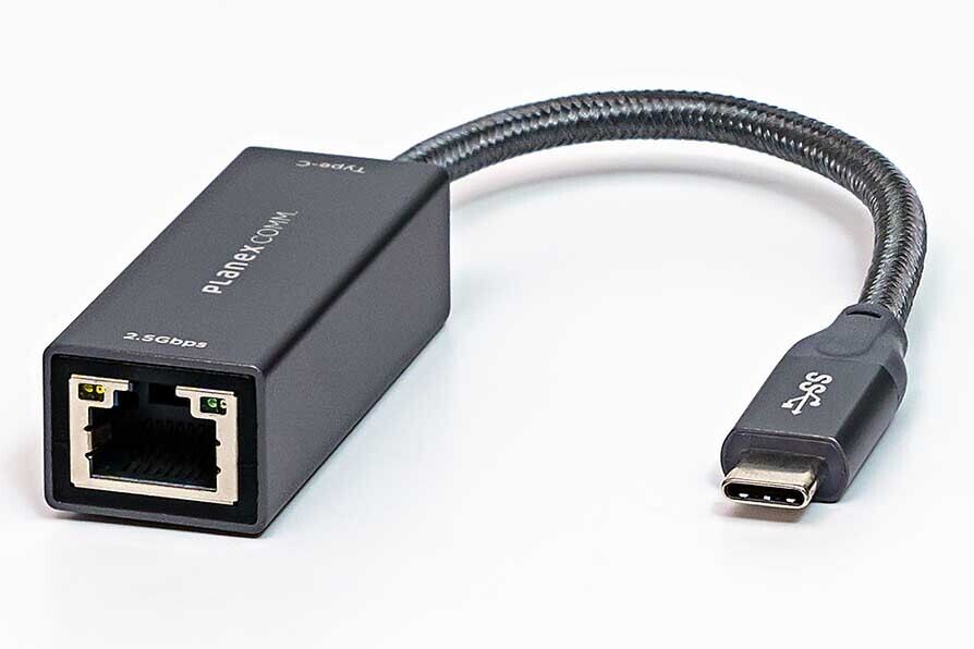 プラネックス、USB Type-C接続の有線LANアダプター USB Type-A版も用意