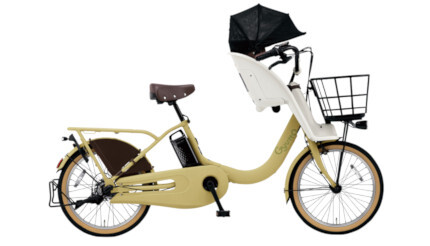 前子乗せチャイルドシートを標準装備、電動アシスト自転車「ギュット・クルームF・DX」