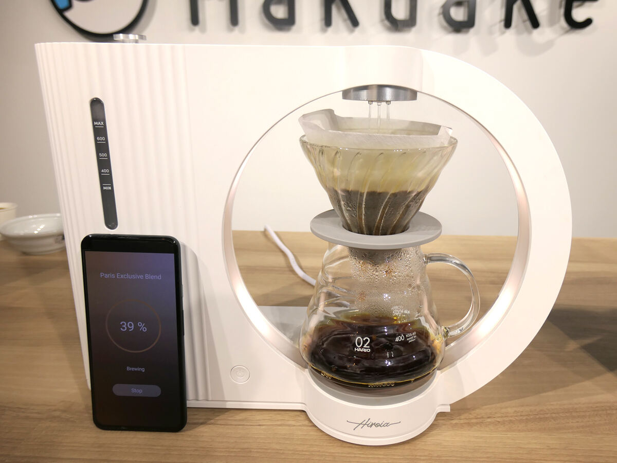 Makuake初日で1,000万円突破！ コーヒー器具メーカー・HARIOのスマートコーヒーマシン「Hikaru」を体験