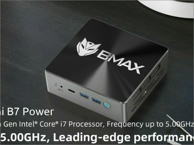 Core i7搭載の高性能な格安パソコン「BMAX B7 Power」値下げ、人気機種の上位版が1TB SSDに大増量でゲームやお絵描きにも大活躍