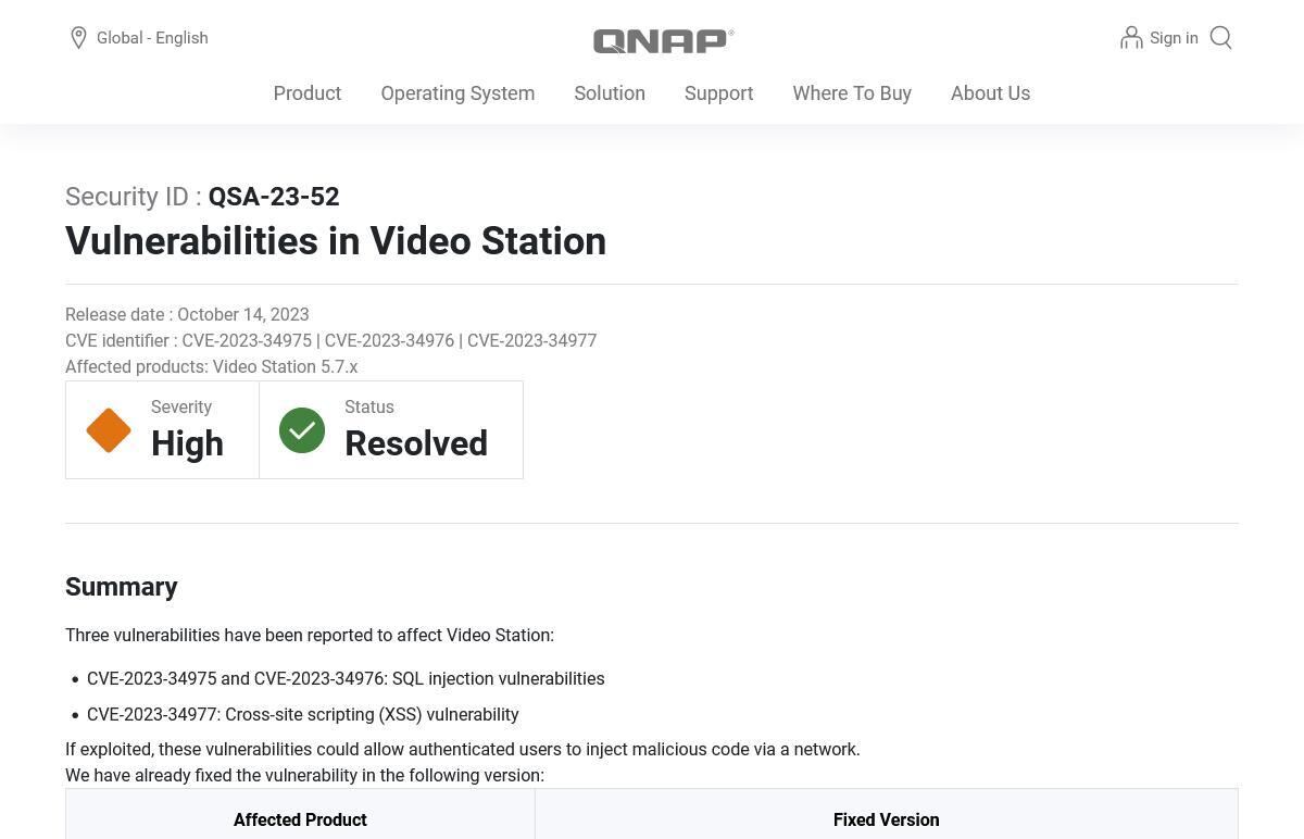 QNAPのVideo Stationに重要な脆弱性、確認と更新を