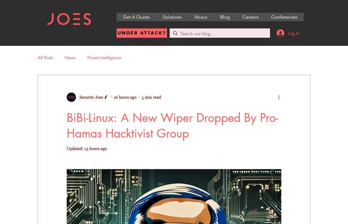 イスラエルの企業狙う破壊的なマルウェア「BiBi-Linux」発見