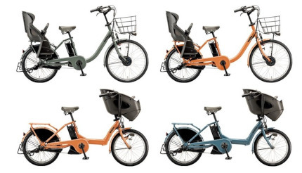 子ども乗せ電動アシスト自転車の2024年モデルがブリヂストンから、新カラーをラインアップ