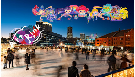 「アートリンク in 横浜赤レンガ倉庫」開催へ、アートとアイススケートのコラボ