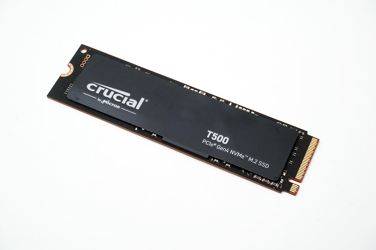 ハイエンドGen 4 SSD「Crucial T500」を試す – Micron製232層3D TLC NAND搭載の新型！ 速攻性能テスト