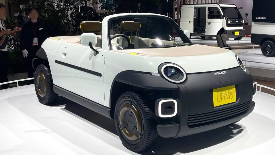 妄想が広がりまくる軽BEVオープンカー、その名も「OSANPO」 #JapanMobilityShow