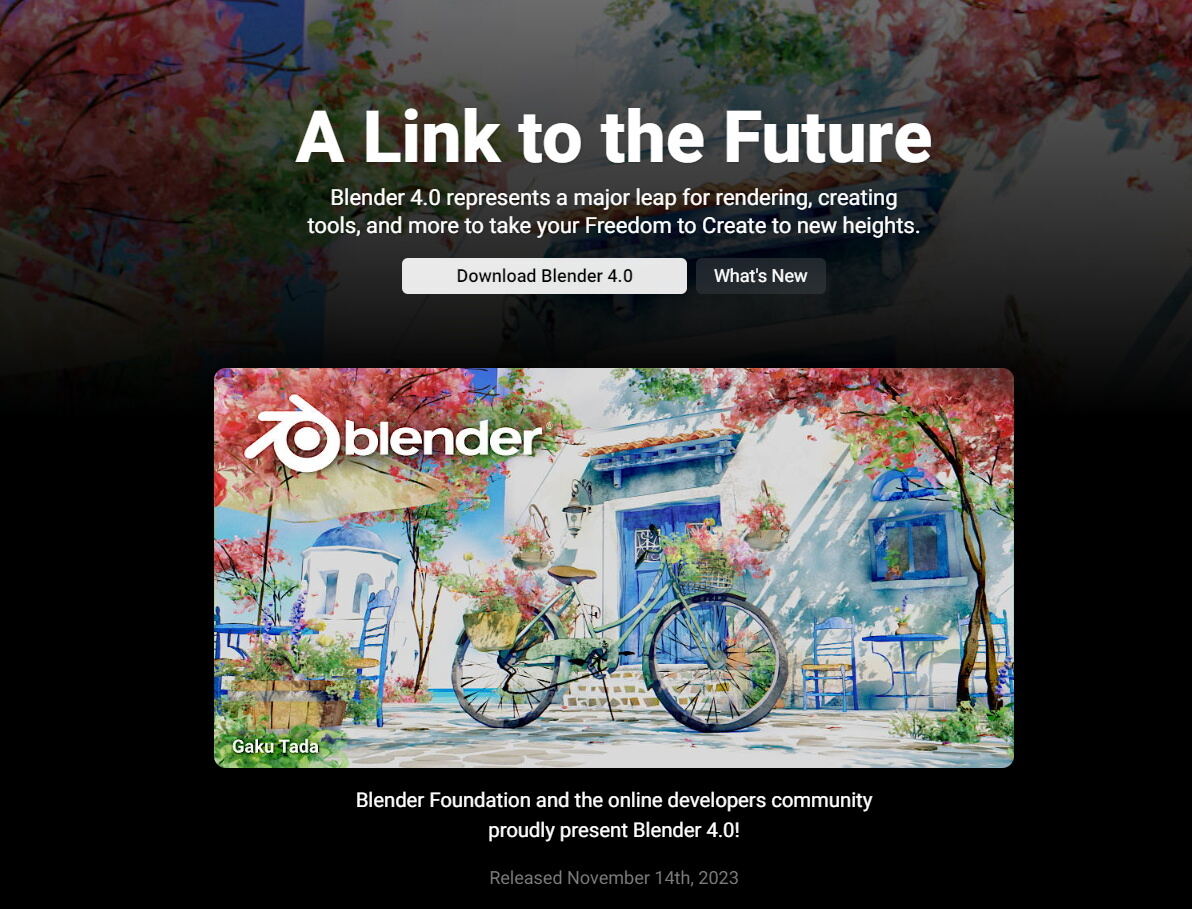 「Blender 4.0」公開 – 無料モデリングツールに大規模メジャーアップデート