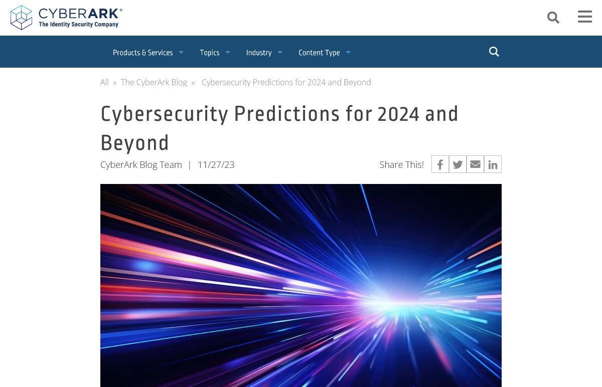 2024年以降のサイバーセキュリティを大胆予測、生成AIによりリスク高まる