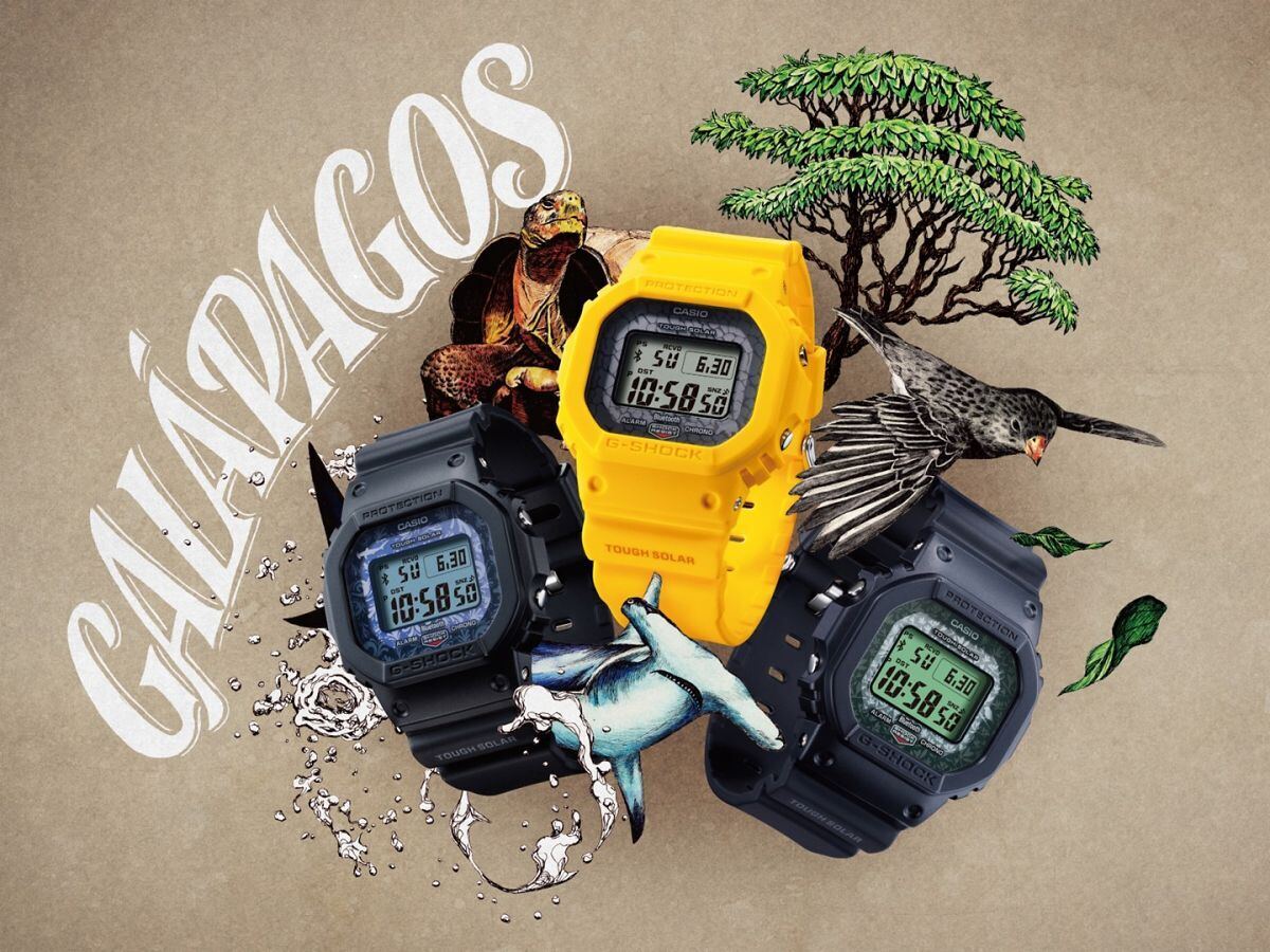 G-SHOCK、ガラパゴス諸島を守るチャールズ・ダーウィン財団コラボモデル