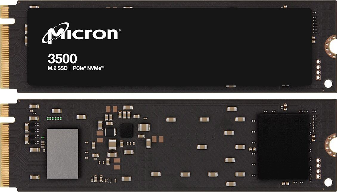 Micron、232層3D NANDを利用したSSDを発表 – PCIe Gen4×4で性能を最大化した「Micron 3500」