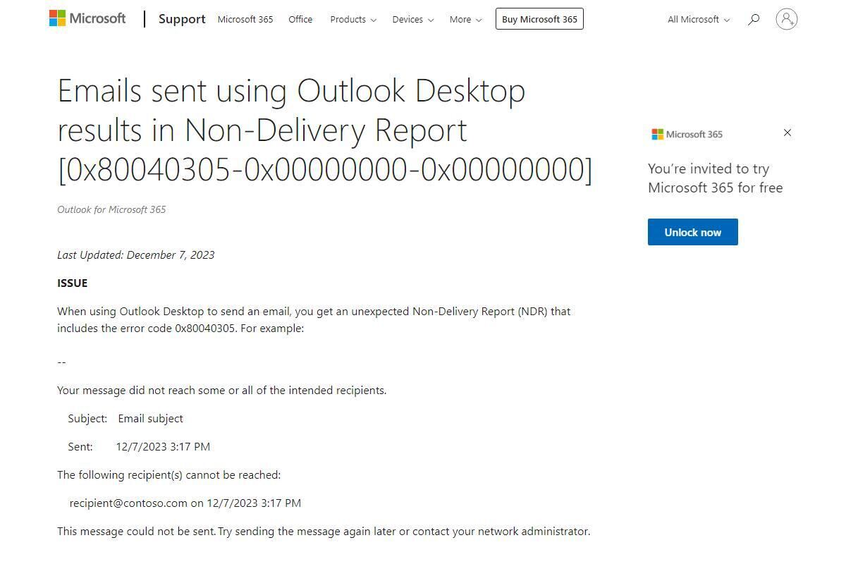 Outlookにメール送信の不具合、大量のフォルダが原因の可能性