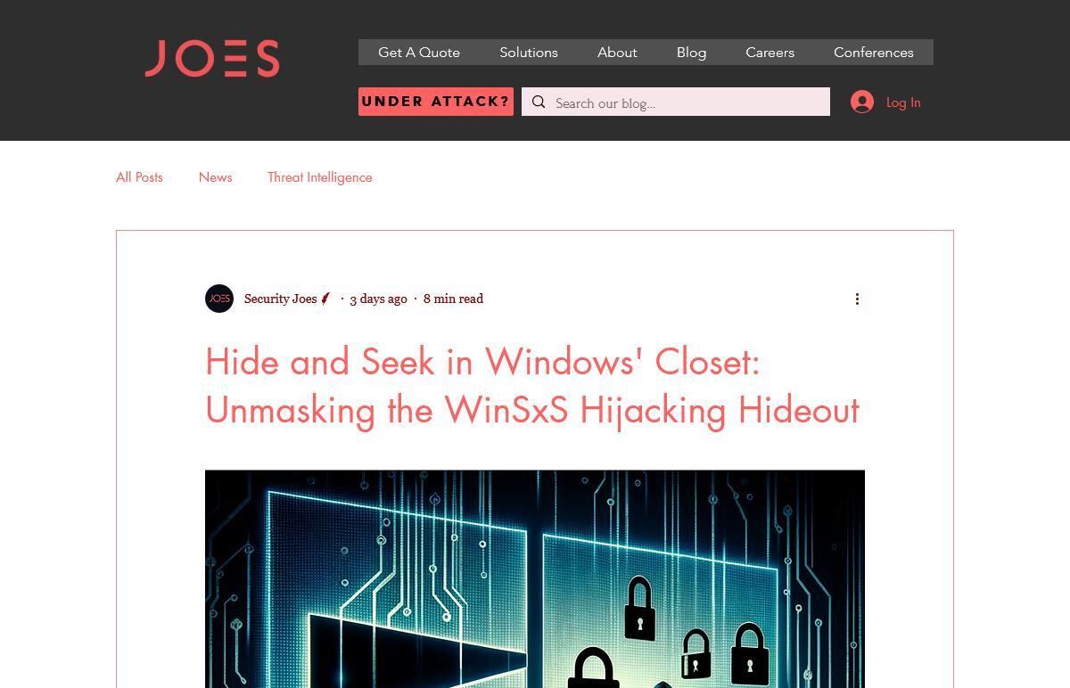 WinSxSフォルダを悪用したWindowsの検索順序ハイジャック攻撃に注意